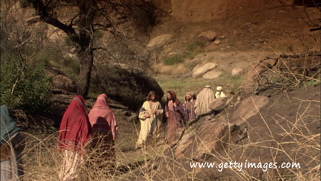 Jesus Walks Mary Magdalene